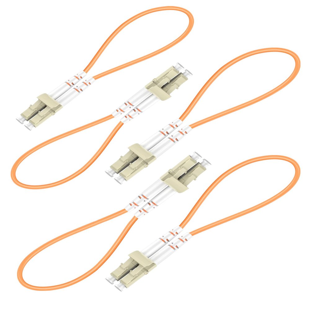 lidkew LC/UPC Multi-Mode Fiber Loopback Adapter,(5 Pack) Durable Fiber Optic Loopback Plug for Network Testing,Troubleshooting & Equipment Calibration