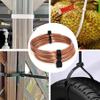 200lb Zip Ties Heavy Duty 18 Inch 70pcs, Large White Cable Tie, Thick Heat Resistant Zipties, Big Wide Clear Wire Ties, Industrial Tie Wraps for Outdoor Use view 3