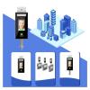 Clocking in Machine, Punch card machine fast face recognition attendance and temperature measurement all-in-one machine outdoor access control attendance machine brush face channel control machine view 3