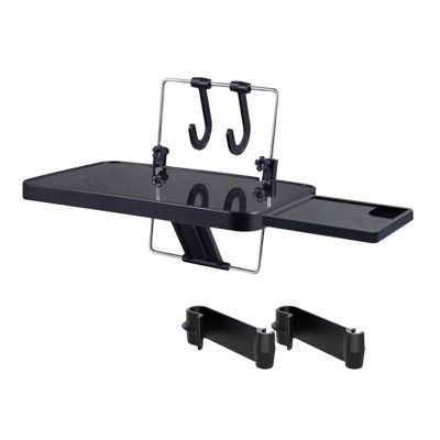 ABOOFAN Folding Car Laptop Desk Drawer Backseat Food Tray Beverage Rack for Cars Convenient Portable Workstation for Eating Working