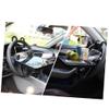 ABOOFAN Folding Car Laptop Desk Drawer Backseat Food Tray Beverage Rack for Cars Convenient Portable Workstation for Eating Working view 3