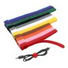 50pcs Releasable Cable Ties Plastics Fastening Reusable Cable Tie Straps Nylon Wrap Zip Bundle Bandage Tie(Yellow,200mm) view 2