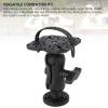CHICIRIS Fish Finder Mount Nylon Silicone Stable Clamping Ball Swivel Design Universal Marine Electronics Mount view 2