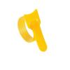 50Pcs Nylon Fastening Cable Ties Adjustable Cord Ties, Cable Management Straps Hook Loop Cord Organizer Wire Ties Reusable(Yellow,12x250mm) view 1