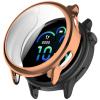 Compatible with Garmin Vivoactive 6 Case,Soft Flexible TPU Ultra-Thin Scratch Resistant Full Protective Bumper Cover for Garmin Vivoactive 6 Smartwatch Accessories (Rosegold) view 3