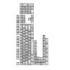 136Key Keycap 10mm Height MX Switches Keycaps Minimalists Designs for Mechanical Keyboards Ergonomic and Durability view 1