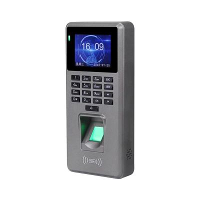 GFAZXDS Clocking in Machine, Fingerprint Time Attendance Color Screen 2000 Fingerprint Capacity Clock Recorder Supports Fingerprint Password Card for Employees
