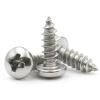 10-100pcs M1 M1.2 M1.4 M1.7 M2 M2.3 M2.6 M3 M3.5 M4 M5 M6 Steel Cross Phillips Pan Round Head Self Tapping Screw(2mm,M2 (100pcs)) view 4