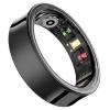 ASHATA Smart Ring Fitness Tracker, Bluetooth 5.3 Smart Health Ring with Motion Monitoring, Pedometer, Sleep Tracking Wearable, 5ATM, with Charging Cable (Black3) view 1