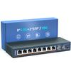 10 Port 2.5G Unmanaged Ethernet Switch, 8 x 2.5G Base-T Ports, 2 x 10G SFP, Compatible with 100/1000/2500Mbps, VLAN, Fanless, Desktop/Wall Mount YuanLey 2.5Gbe Network Switch for Wireless AP, NAS, PC view 1
