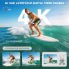 4K UHD Digital Camera, 64MP Autofocus Camera with 32GB SD Card, Mini Vintage Digital Camera with 2.8" Large Screen and 18X Digital Zoom, Cameras for Photography, Suitable for Kids, Adults, Beginners view 2