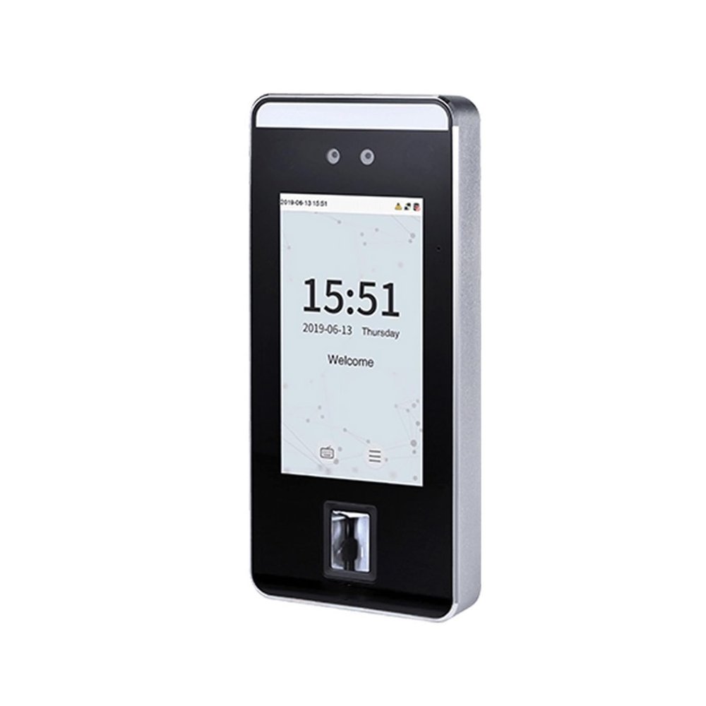 GFAZXDS Clocking in Machine, V5L Dynamic Face Recognition Fingerprint Time Attendance Machine Door Access Control System for Employees(-v5l-1)
