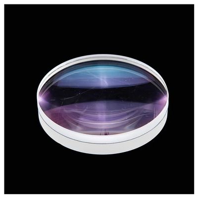70mm Series Double Separation Lenses Telescope Achromatic Lens for Refractive Astronomical Telescopes Accessories(D72F600 Blue Film)