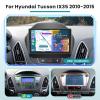 [DSP & EQ] 2+64G Car Radio for Hyundai Tucson IX35 2010 2011 20112 2013 2014 2015, 10.1 Inch Touch Screen for Tucson IX35 Stereo with Wireless CarPlay/Android Auto/GPS Navigation/Bluetooth/26UI view 2