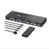 D3LX0Z1 8K Displayport KVM Switch 1 Monitors 4 Computers 4K 4x1 DP USB 3.0 KVM Switch for 4 PC Share Keyboard Mouse(SW241-HDMI 2.1,AU Adapter) view 1