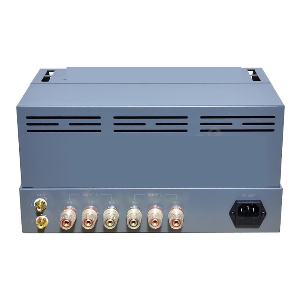 L6AS0F7 310 * 210 * 60mm Iron Gray Painted Power Amplifier Case Grille Chassis EL34/6P3P/EL84 Vacuum Tube Amplifier Chassis Shell Box(A)