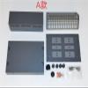 L6AS0F7 310 * 210 * 60mm Iron Gray Painted Power Amplifier Case Grille Chassis EL34/6P3P/EL84 Vacuum Tube Amplifier Chassis Shell Box(A) view 2