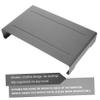 Happyyami Laptop Heightening Stand Desktop Monitor Stand Computer Screen Riser Aluminum Comfortable Viewing Grey view 4
