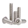 2pcs 304 Stainless Steel M2 M3 M4 M5 M6 M8 M10 Hexagonal Hexagonal Flower Head Screws and Bolts with Pins(16mm,M10 (2pcs)) view 3