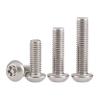 2pcs 304 Stainless Steel M2 M3 M4 M5 M6 M8 M10 Hexagonal Hexagonal Flower Head Screws and Bolts with Pins(16mm,M10 (2pcs)) view 4