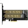 for 1PC SK6 M.2 NVMe SSD NGFF to PCIE X4 Adapter M Key B Key Dual Interface Card PCI Express 3.0 x4 2230-22110 m.2 view 1
