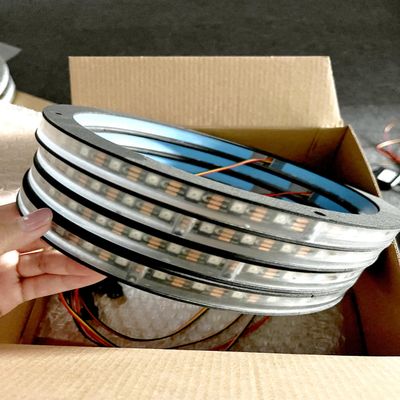 4X 10'' Chasing LED Speaker Lights for Car Subwoofer 1/2' Spacer Ring Kit APP+Remote Car Audio Speaker Systems