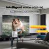 Acmejm 120" Matte White Motorized Floor Rising Projector Screen for Long/Standard UST Throw Projector,Movie Screen for Home Theater,Motorized Projector Screen 4K/8K Ultra HD view 2