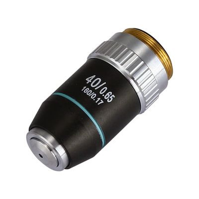 Microscope Kit 4X 10X 40X 100X Achromatic Objectives for 195 Biological Microscopes Objective Lens Microscope Accessories Microscope Lens Adapters(40X)