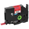 Cruxer 1 Pack Replacement for P-Touch TZe-431L1 TZe431L1 0.47" 12mm Black Print on Red Starry Laminated Glitter Rainbow Tape Compatible with Ptouch PT-D200 D210 D400 D450 D600 H100 Label Maker view 1