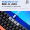 60% Mechanical Gaming Keyboard, RGB Backlit 68 Keys Wired Gaming Keyboard with Blue Switch, Mixed Color Keycaps, Mini Wired Office Keyboard for Wins, OS X, Android, Laptop, PC view 3