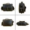 Madosh Genuine Leather DSLR Camera Bag For Men's  Medium Size Brown Crossbody Shoulder Messenger Handbag with Top Handle | Adjustable Compartments & Padded Strap | Fits DSLR/2-3 Lenses view 2