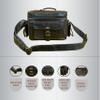 Madosh Genuine Leather DSLR Camera Bag For Men's  Medium Size Brown Crossbody Shoulder Messenger Handbag with Top Handle | Adjustable Compartments & Padded Strap | Fits DSLR/2-3 Lenses view 4