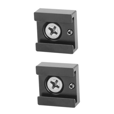 Happyyami Aluminum Alloy Cold Shoe Mount Adapter Extension Quick Release for Camera Flash Brackets Universal Shoe Flash Adapter