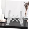 Angoily Laptop Stand Airflow Aluminum Alloy Portable Adjustable Computer Holder Silver view 4
