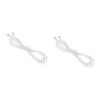 balacoo 2pcs Telephone Line Converter Landline Cord Telephones Landline Wire Landline Accessories Landline Cable Cords Telephone Connecting Line Extension Indoor Phone Cord Copper White