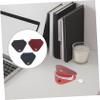 Balacoo 3sets Cord Organizer Cable Tie Keeper Leather Cord Organizer Wire Holder Wire Clips for Cable Clips 3pcs*3 view 3