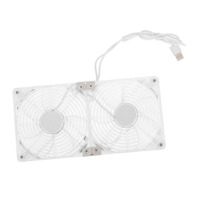 DOITOOL USB Dual Cooling Fan for Computer Router and Game Console Silent Compact Design Air Cooling for High-Performance Devices