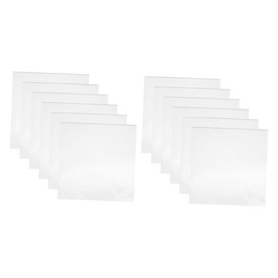 OUNONA 50pcs Vinyl Record Outer Sleeves Covers Adhesive Album Protection Pouches Vinyl Record Storage for Preventing and Damage for Album Display