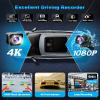 10.26 Carplay Screen for Car, HD IPS Wireless Portable Touch Screen with 64GB TF Card  Supports Apple Carplay & Android Auto, Mirror Link/4K Dash Cam/1080P Rear Camera/BT/FM/Voice Control view 3