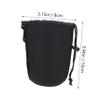 DOITOOL 2pcs Neoprene Camera Lens Protective Case Lens Pouch Bag for Dslr Camera Protector Water-resistant Elastic Shockproof for Digital view 2