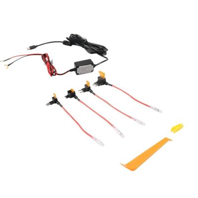 Hjdlhx Dash Cam Hardwire Kit, Stable Power Supply, Parking Mode Type C Driving Recorder Step Down Cable, Vehicle Spare Parts, Style A