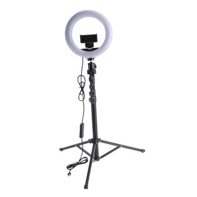 Angoily 1set Led Light Tripod for Live Streaming Makeup Photography Brightness Color Modes Portable and Lightweight Supply