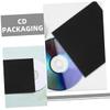 IMIKEYA 10pcs Black Cd Sleeves Paper DVD Envelopes for Organized Storage Professional Presentation Lightweight Cardboard Holders for Photographers and Advertising Materials view 3
