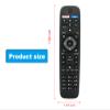 2 Pack NH500UP Replacement Remote Compatible with Philips Smart TV, LED LCD Android & Google TVs, Backup for URMT26CND001 URMT26RST004 NH800UP BT800 98GR8BDENTPHT YKF308-007 RF402A-V14 URMT47CND002 view 4