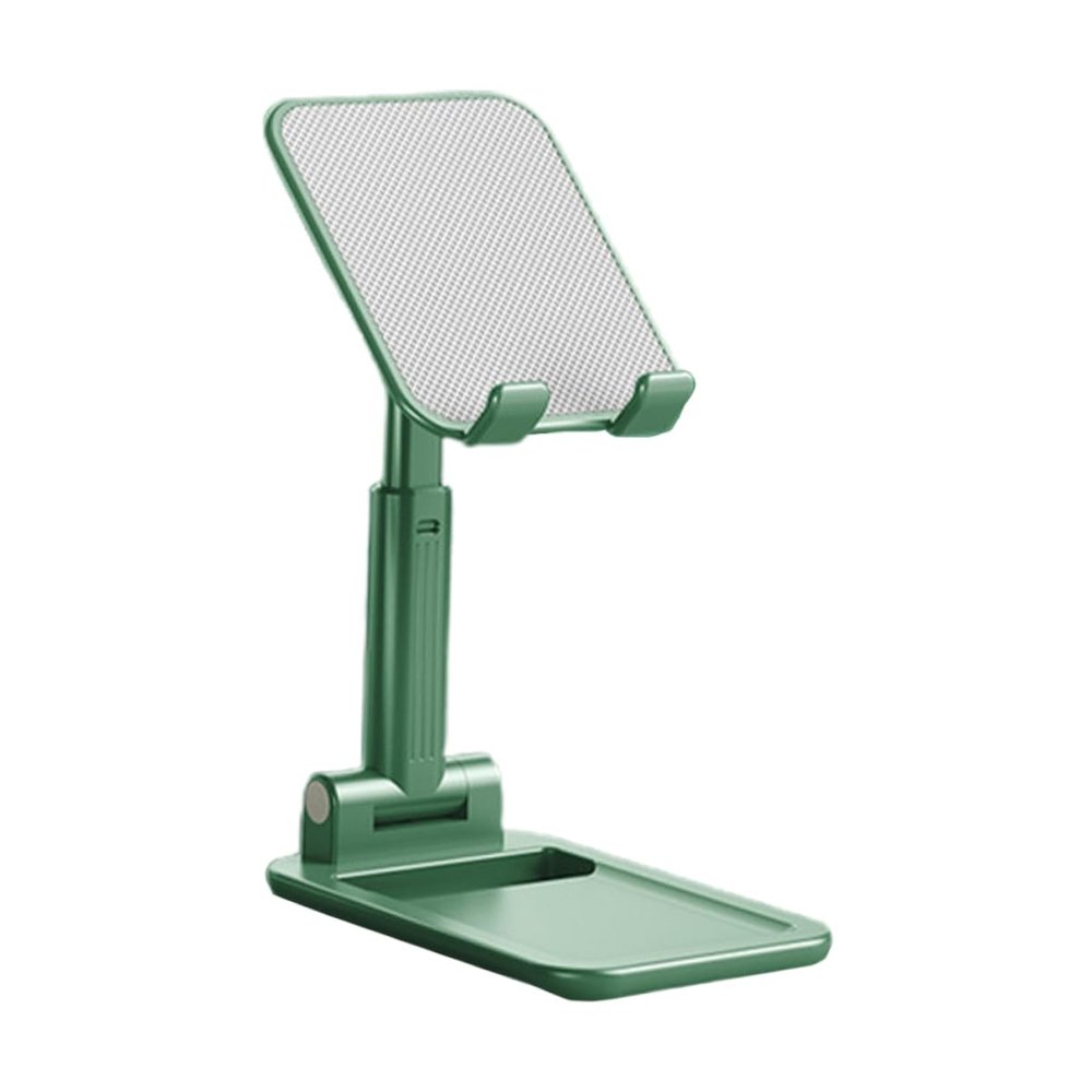 Angoily Adjustable Foldable Phone Tablet Holder for Desk Universal Smartphone Stand Height Adjustment Telescopic Design and Sturdy Base Compatible Smartphones and Tablets
