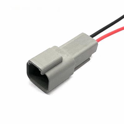 HUABAO 1 Set Water Proof Connector S DT04-6P DT04-8P for Excavator Truck Car Wiring Harness Plug(Army Green)