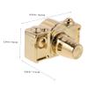 Ceramic Camera Figurine Golden Camera-Shaped Home Decor Accent view 2