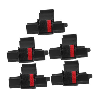 HOMSFOU 5pcs Compatible Ink Roller for Calculator Dual Easy Installation Printing Office Supply