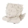 ERINGOGO Speaker Bracket Practical Speaker Holder in White Resin Flowerpot Stand for Home Use view 1
