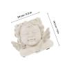 ERINGOGO Speaker Bracket Practical Speaker Holder in White Resin Flowerpot Stand for Home Use view 2